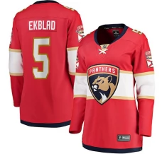 Naisten Florida Panthers Aaron Ekblad 5 Pelipaita Punainen Breakaway Koti