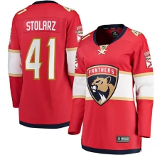 Naisten Florida Panthers Anthony Stolarz 41 Pelipaita Punainen Breakaway Koti
