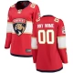 Naisten Florida Panthers Custom Pelipaita Punainen Breakaway Koti
