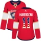 Naisten Florida Panthers Jonathan Huberdeau 11 Pelipaita USA Flag Fashion Punainen Authentic