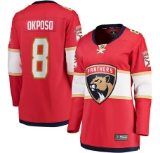 Naisten Florida Panthers Kyle Okposo 8 Pelipaita Punainen Breakaway Koti