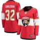Naisten Florida Panthers Lucas Carlsson 32 Pelipaita Punainen Breakaway Koti