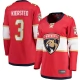 Naisten Florida Panthers Matt Kiersted 3 Pelipaita Punainen Breakaway Koti