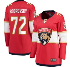 Naisten Florida Panthers Sergei Bobrovsky 72 Pelipaita Punainen Breakaway Koti