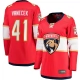 Naisten Florida Panthers Vitek Vanecek 41 Pelipaita Punainen Breakaway Koti