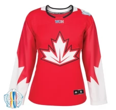 Naisten Kanada Blank Pelipaita 2016 World Cup of Hockey Punainen Authentic