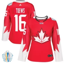 Naisten Kanada Jonathan Toews 16 Pelipaita 2016 World Cup of Hockey Punainen Authentic