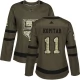 Naisten Los Angeles Kings Anze Kopitar 11 Pelipaita Camo Green Authentic