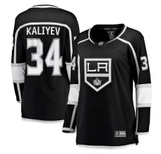Naisten Los Angeles Kings Arthur Kaliyev 34 Pelipaita Musta Breakaway Koti