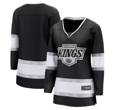 Naisten Los Angeles Kings Blank Pelipaita Musta Valkoinen Breakaway Koti