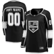 Naisten Los Angeles Kings Custom Pelipaita Musta Breakaway Koti