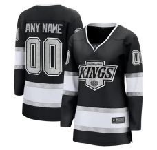 Naisten Los Angeles Kings Custom Pelipaita Musta Valkoinen Breakaway Koti