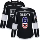 Naisten Los Angeles Kings Drew Doughty 8 Pelipaita USA Flag Fashion Musta Authentic