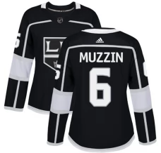 Naisten Los Angeles Kings Jake Muzzin 6 Pelipaita Musta Authentic