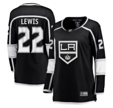 Naisten Los Angeles Kings Trevor Lewis 22 Pelipaita Musta Breakaway Koti