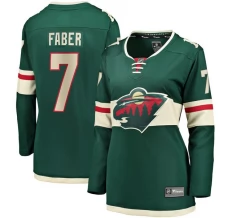 Naisten Minnesota Wild Brock Faber 7 Pelipaita Vihreä Breakaway Koti