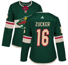 Naisten Minnesota Wild Jason Zucker 16 Pelipaita Vihreä Authentic