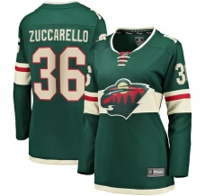 Naisten Minnesota Wild Mats Zuccarello 36 Pelipaita Vihreä Breakaway Koti