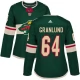 Naisten Minnesota Wild Mikael Granlund 64 Pelipaita Vihreä Authentic