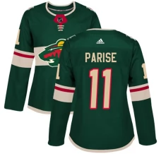 Naisten Minnesota Wild Zach Parise 11 Pelipaita Vihreä Authentic