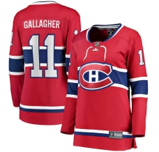 Naisten Montreal Canadiens Brendan Gallagher 11 Pelipaita Punainen Breakaway Koti