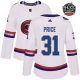 Naisten Montreal Canadiens Carey Price 31 Pelipaita 2017 100 Classic Patch Valkoinen Authentic