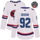 Naisten Montreal Canadiens Jonathan Drouin 92 Pelipaita 2017 100 Classic Patch Valkoinen Authentic