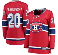 Naisten Montreal Canadiens Juraj Slafkovský 20 Pelipaita Punainen Premier Breakaway Koti