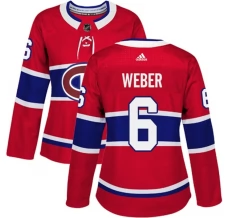 Naisten Montreal Canadiens Shea Weber 6 Pelipaita Punainen Authentic