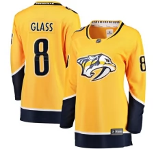 Naisten Nashville Predators Cody Glass 8 Pelipaita Kulta Breakaway Koti