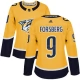Naisten Nashville Predators Filip Forsberg 9 Pelipaita Kulta Authentic