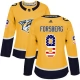 Naisten Nashville Predators Filip Forsberg 9 Pelipaita USA Flag Fashion Kulta Authentic