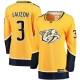 Naisten Nashville Predators Jeremy Lauzon 3 Pelipaita Kulta Breakaway Koti