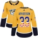 Naisten Nashville Predators Viktor Arvidsson 33 Pelipaita USA Flag Fashion Kulta Authentic
