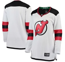 Naisten New Jersey Devils Blank Pelipaita Valkoinen Breakaway Vieras