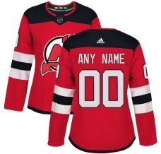 Naisten New Jersey Devils Custom Pelipaita Punainen Authentic