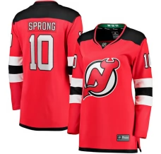 Naisten New Jersey Devils Daniel Sprong 10 Pelipaita Punainen Breakaway Koti