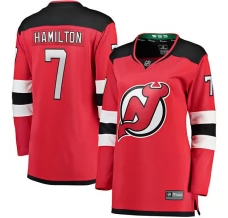 Naisten New Jersey Devils Dougie Hamilton 7 Pelipaita Punainen Breakaway Koti