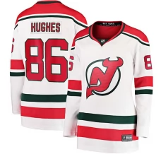 Naisten New Jersey Devils Jack Hughes 86 Pelipaita 2022-23 Heritage Valkoinen Premier Breakaway Vaihtoehtoinen