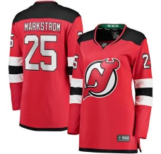 Naisten New Jersey Devils Jacob Markstrom 25 Pelipaita Punainen Premier Breakaway Koti