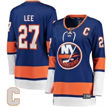 Naisten New York Islanders Anders Lee 27 Pelipaita Captain Patch Royal Breakaway Koti