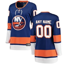 Naisten New York Islanders Custom Pelipaita Royal Breakaway Koti