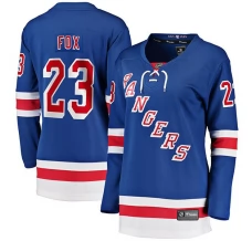 Naisten New York Rangers Adam Fox 23 Pelipaita Sininen Breakaway Koti