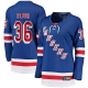 Naisten New York Rangers Anton Blidh 36 Pelipaita Sininen Breakaway Koti
