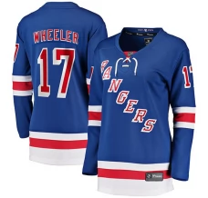 Naisten New York Rangers Blake Wheeler 17 Pelipaita Sininen Breakaway Koti