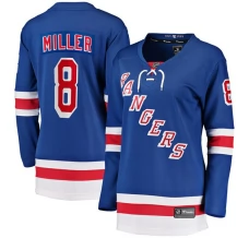 Naisten New York Rangers J.T. Miller 8 Pelipaita Sininen Breakaway Koti