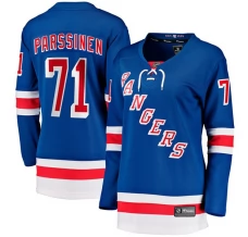 Naisten New York Rangers Juuso Parssinen 71 Pelipaita Sininen Breakaway Koti
