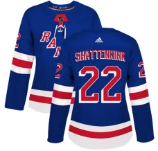 Naisten New York Rangers Kevin Shattenkirk 22 Pelipaita Sininen Authentic