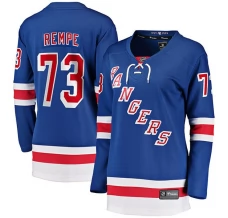 Naisten New York Rangers Matt Rempe 73 Pelipaita Sininen Breakaway Koti