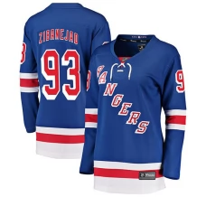 Naisten New York Rangers Mika Zibanejad 93 Pelipaita Sininen Breakaway Koti